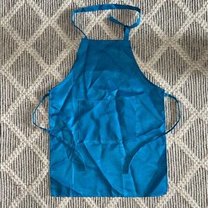 Kids Blue Art or Cooking Apron with Pockets